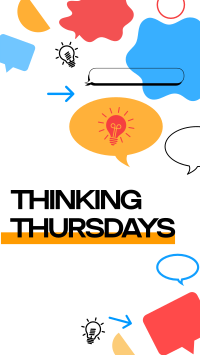 Thinking Thursday Bubbles TikTok Video Image Preview