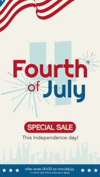 Fourth of July Promo Instagram reel Image Preview