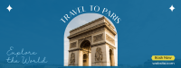 Travel to Paris Facebook cover Image Preview