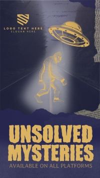Rustic Unsolved Mysteries Instagram Story Design