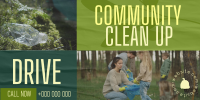 Community Clean Up Drive Twitter post Image Preview