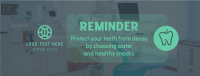 Dental Reminder Facebook cover Image Preview