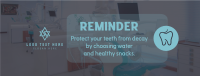 Dental Reminder Facebook Cover Design