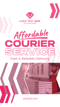 Courier Shipping Service Instagram Story Design