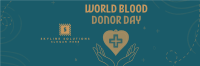 Handy Blood Donation Twitter Header Image Preview