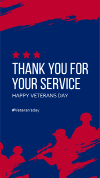 Thank You Veterans Facebook Story Design