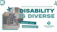Disabled People Matters Facebook Event Cover Design