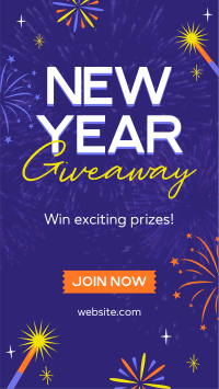 New Year Special Giveaway YouTube Short Design