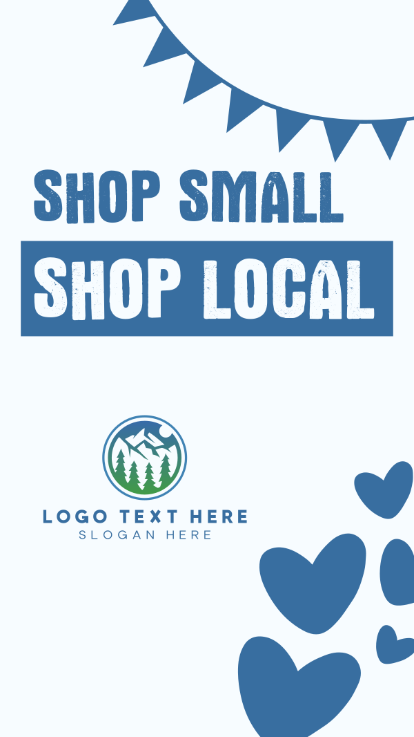 Shop Small Shop Local Instagram Story Design Image Preview
