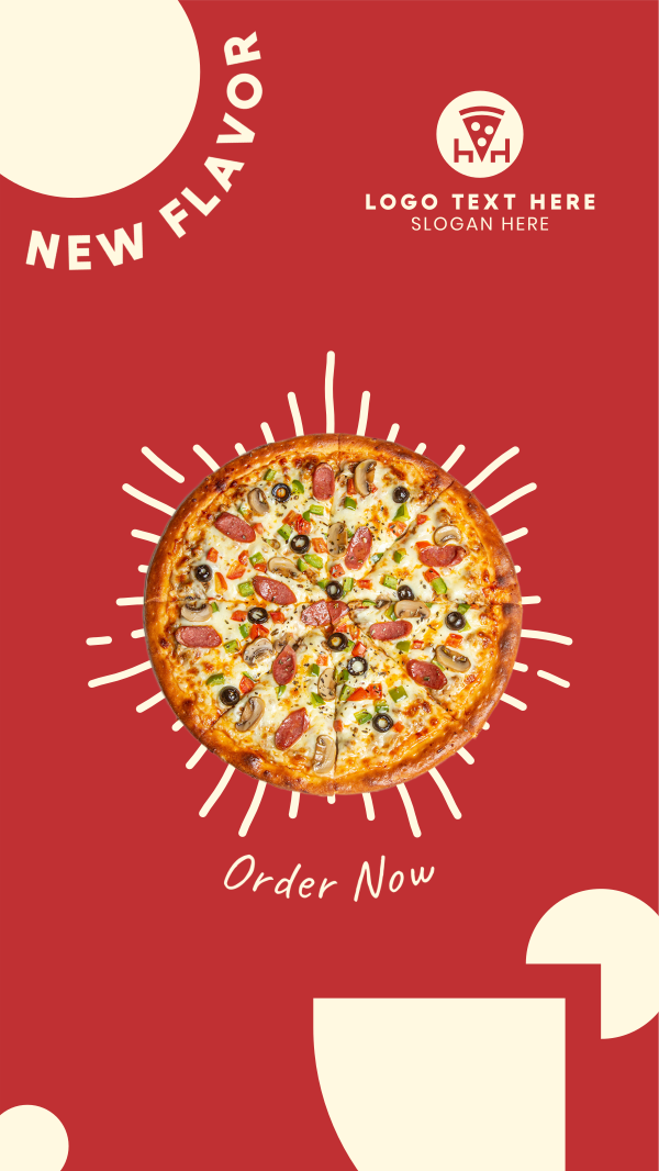 Delicious Pizza Promotion Instagram Story Design Image Preview