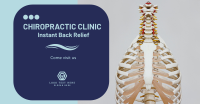 Chiropractic Clinic Facebook ad Image Preview