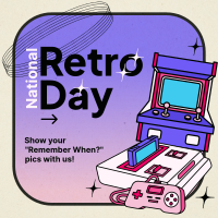 Unique Retro Day  Linkedin Post Image Preview