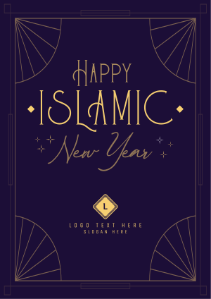 Elegant Islamic Year Flyer Image Preview