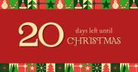 Modern Christmas Countdown Facebook ad Image Preview