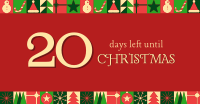 Modern Christmas Countdown Facebook Ad Design