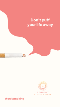 Quit Smoking Instagram Story Design