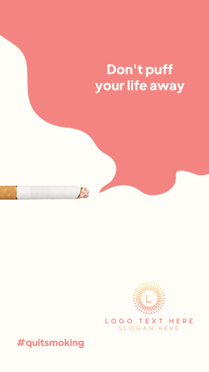 Quit Smoking Instagram story Image Preview