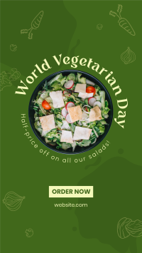 World Vegetarian Day Instagram story Image Preview