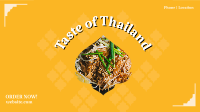 Taste of Thailand Facebook Event Cover Design