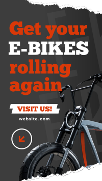 Rolling E-bikes Instagram story Image Preview