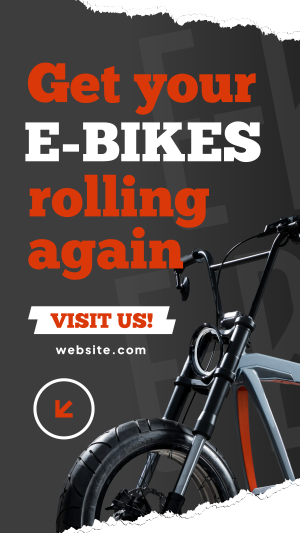 Rolling E-bikes Instagram story Image Preview
