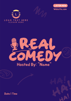 Real Comedy Poster Image Preview