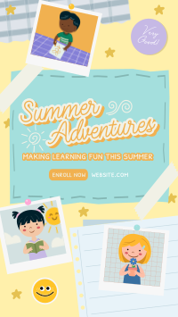 Summer Education Bulletin Instagram Story Preview