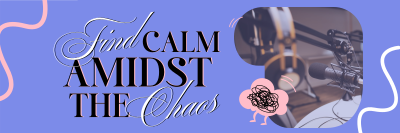 Find Calm Podcast Twitter header (cover) Image Preview