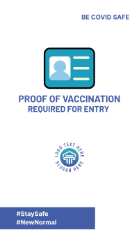 Vaccine ID Requirement Instagram story Image Preview