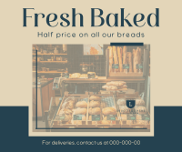 Fresh Baked Bread Facebook Post Design