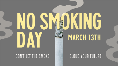 Non Smoking Day Facebook event cover Image Preview
