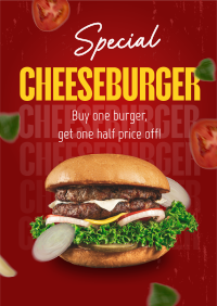 Special Cheeseburger Deal Flyer Design