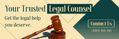 Trusted Legal Counsel Twitter header (cover) Image Preview