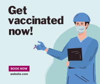 Time to Vaccinate Facebook Post Design