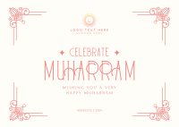 Bless Muharram Postcard Image Preview