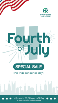 Fourth of July Promo Instagram Reel Image Preview