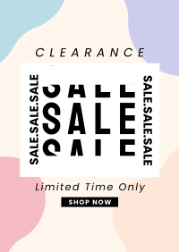 Clearance Sale Poster Design