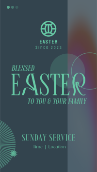 Easter Sunday Service Instagram Reel Image Preview