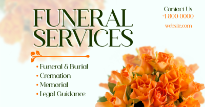 Funeral Flowers Facebook ad Image Preview