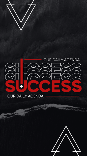 Success as Daily Agenda Facebook story Image Preview