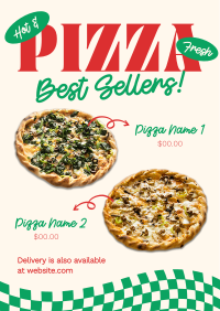 Italian Food Pizza Menu Preview
