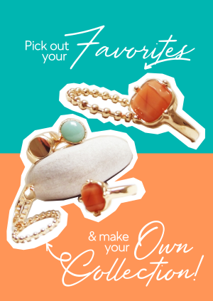 Quirky Gem Cutouts Poster Image Preview