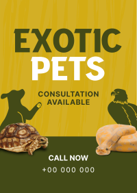 Exotic Vet Consultation Poster Image Preview