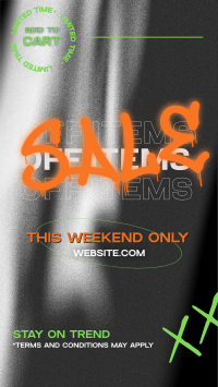 Urban Weekend Sale YouTube Short Design