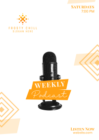 Weekly Podcast Poster Design