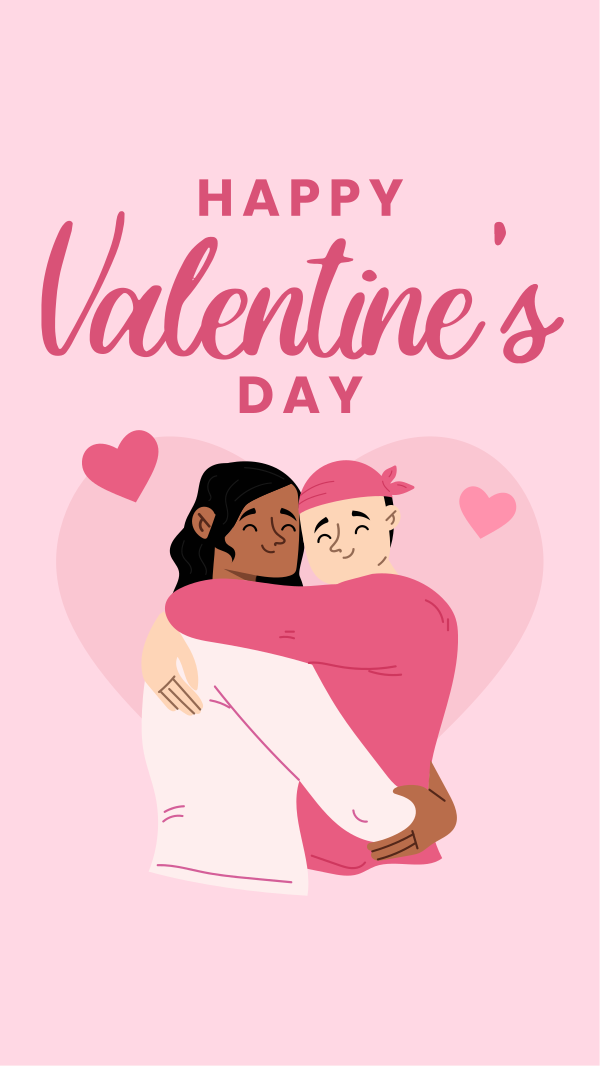 Valentines Couple Instagram Story Design Image Preview