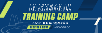 Basketball Training Camp Twitter Header Design