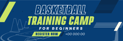 Basketball Training Camp Twitter header (cover) Image Preview