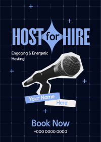 Event Host For Hire Poster Preview