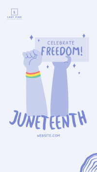 Juneteenth Signage Instagram story Image Preview